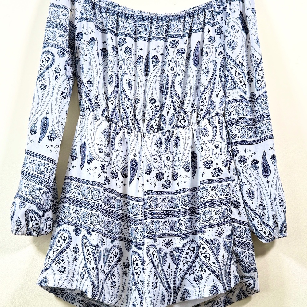 Long sleeve romper shorts